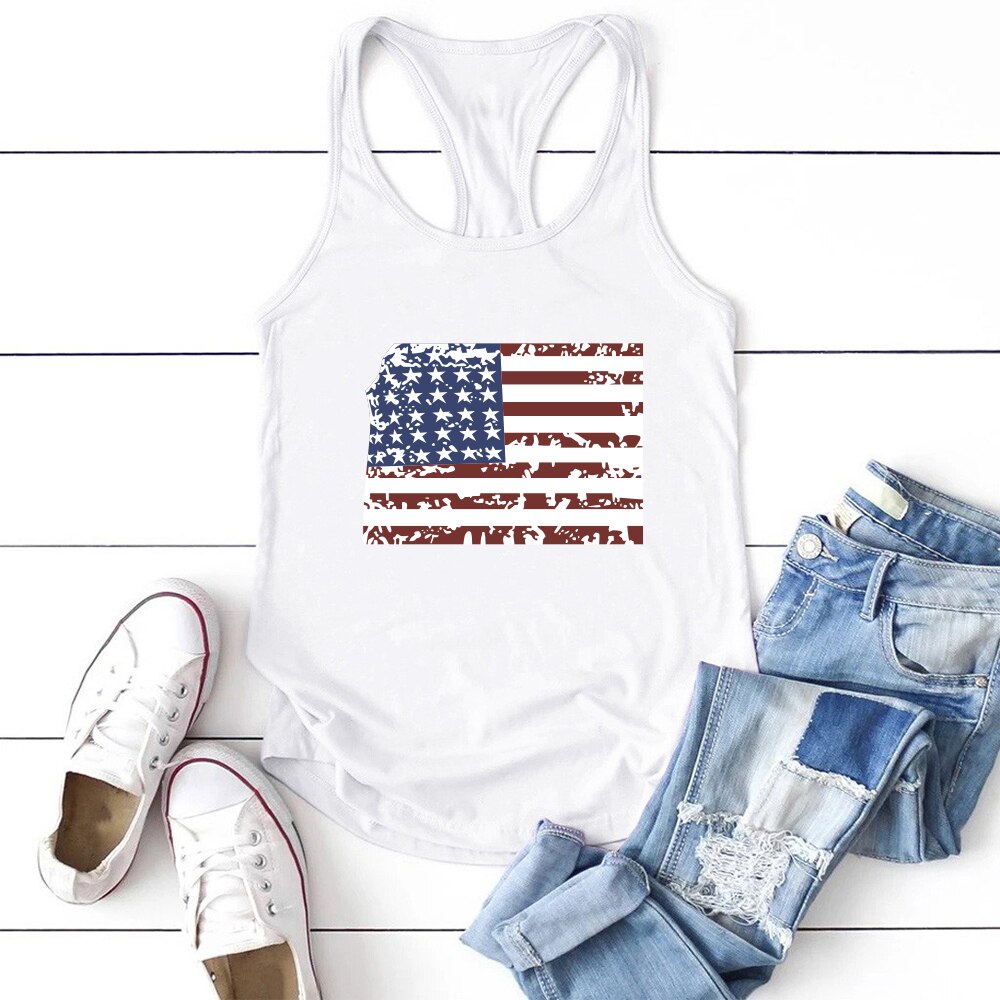 Canotta USA da donna