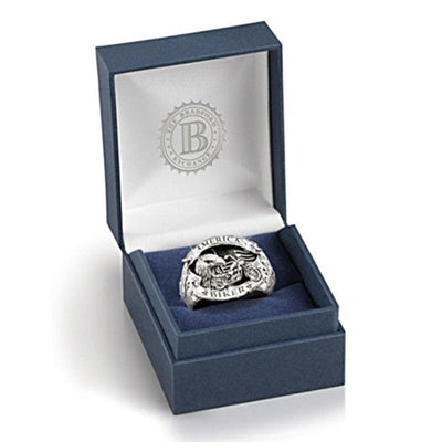 Anello da motociclista americano vintage