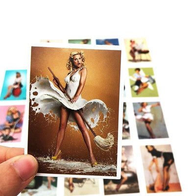 Adesivi Bomber Vintage Pin Up Girl