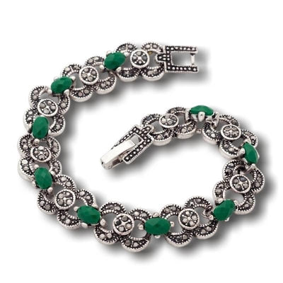 Bracciale da donna vintage in argento indiano
