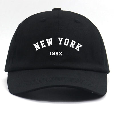 Cappellino New York vintage da uomo nero