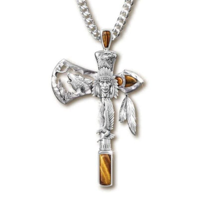 Collana western vintage da uomo