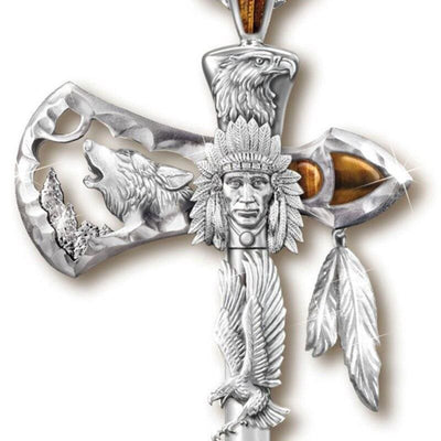 Collana western vintage da uomo