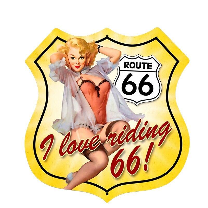Adesivi per paraurti vintage Route 66