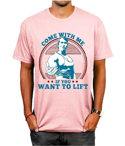 Maglietta vintage di Arnold Schwarzenegger Vieni con me