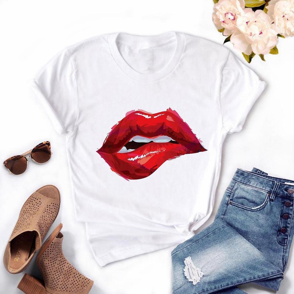 T-shirt con stampa vintage da donna