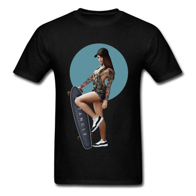 T-shirt da ragazza pin up vintage