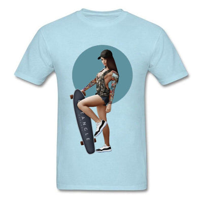 T-shirt da ragazza pin up vintage