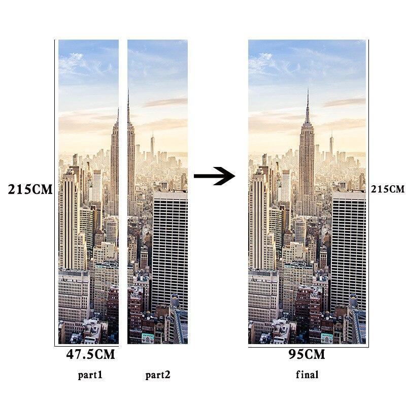 Adesivi per porte Vintage di New York