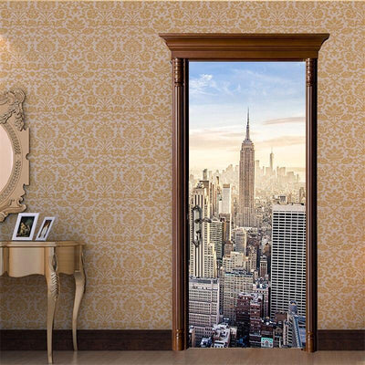 Adesivi per porte Vintage di New York