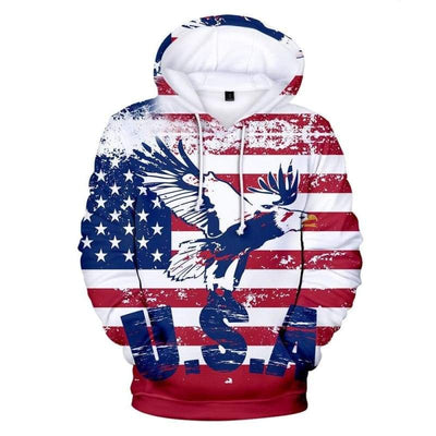 Felpa con cappuccio americana vintage