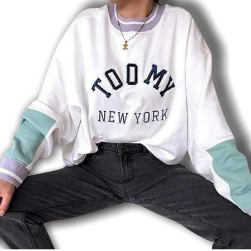 Felpa New York vintage da donna