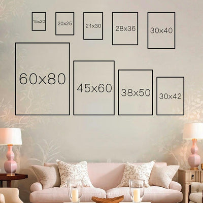 Pittura indiana in bianco e nero vintage