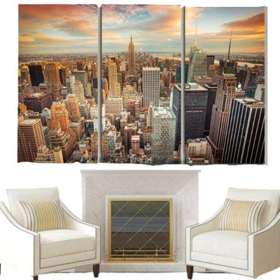 Pittura Vintage moderna di New York