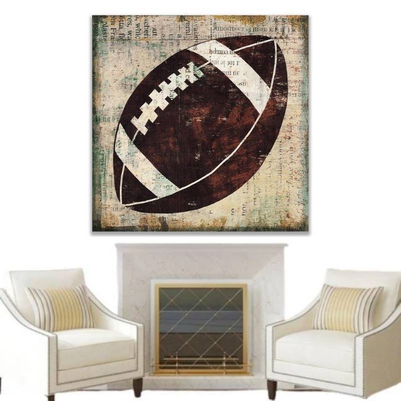 Dipinto di rugby Vintage