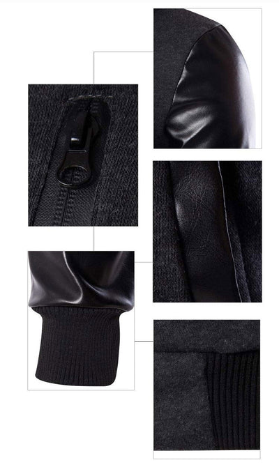 Giacca in pelle da baseball vintage