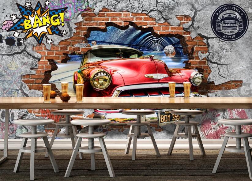 Carta da parati retrò