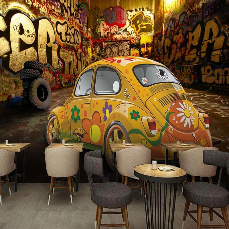 Carta da parati adesiva vintage