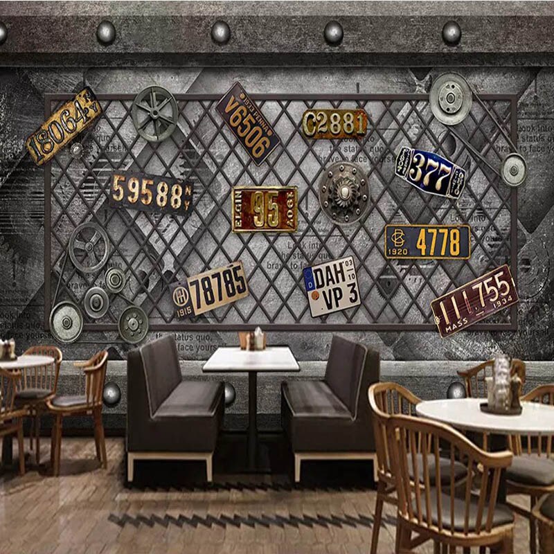 Carta da parati vintage retrò