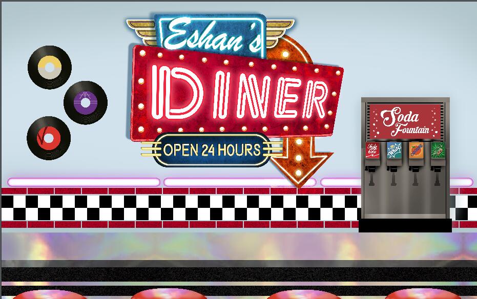 Carta da parati vintage trompe l'oeil