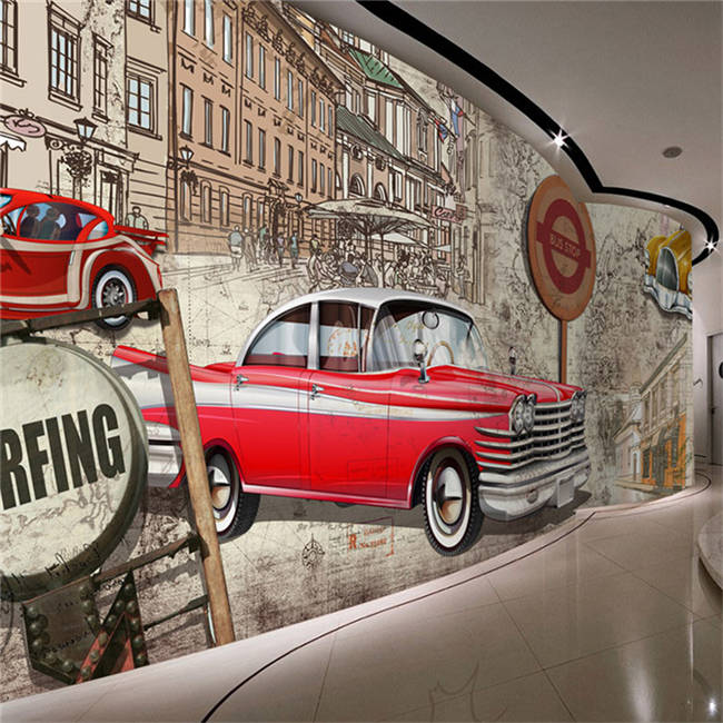 Carta da parati retrò