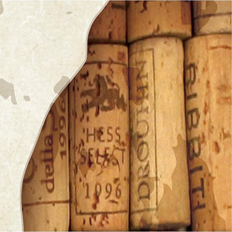 Carta da parati mappamondo vintage