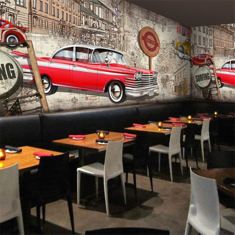 Carta da parati retrò