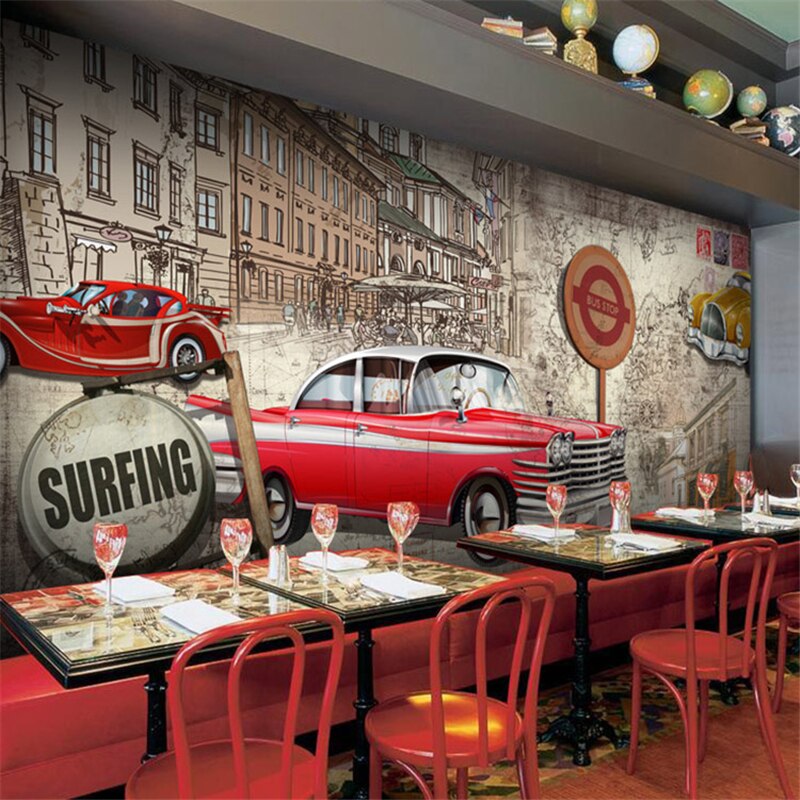 Carta da parati retrò