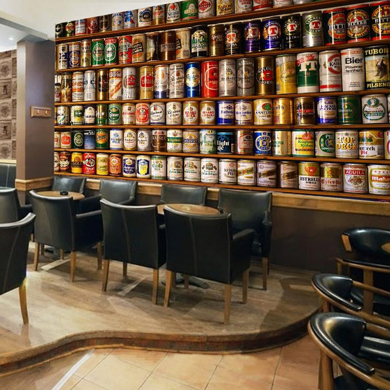 Carta da parati in legno Vintage