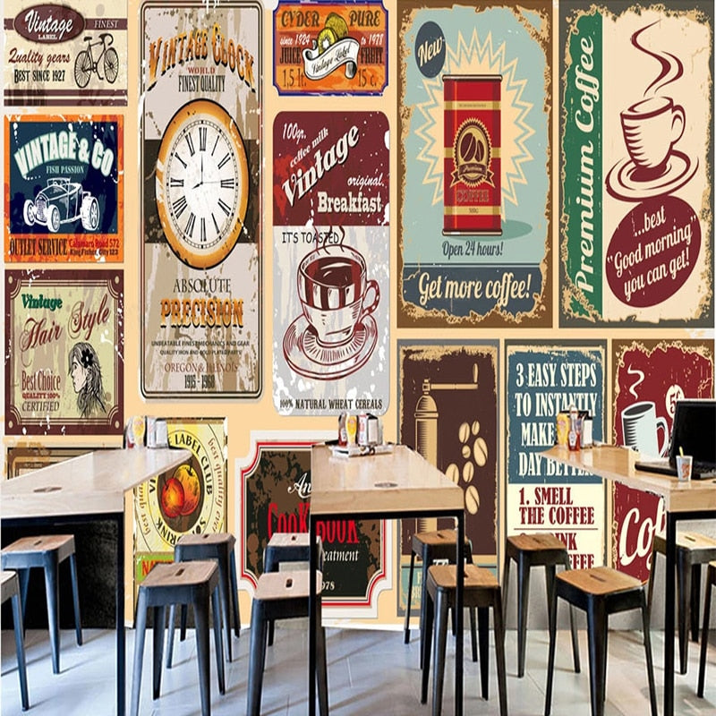 Carta da parati per cucina Vintage