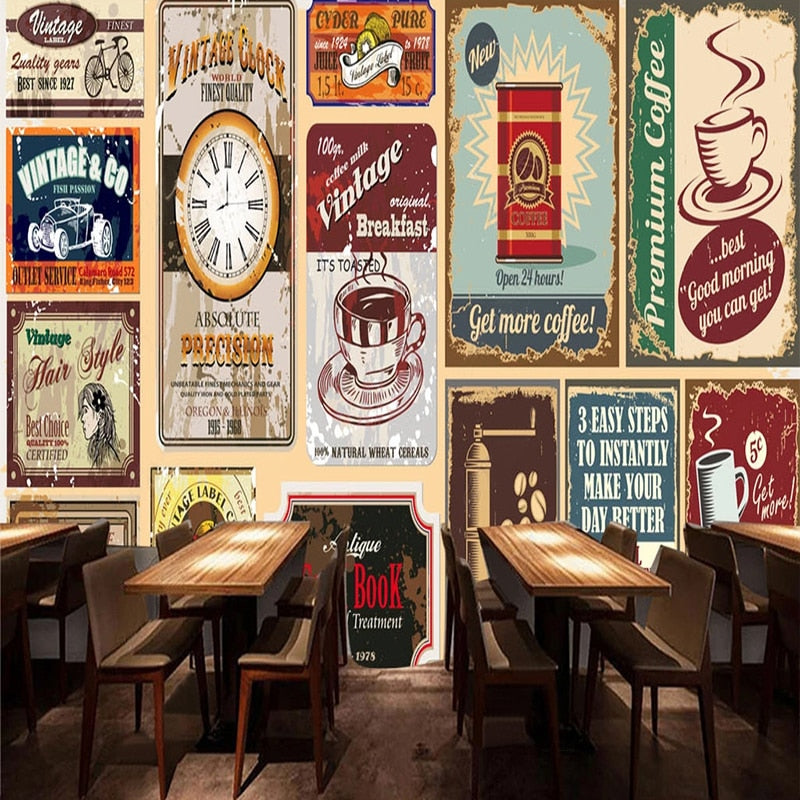 Carta da parati per cucina Vintage