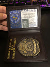 Distintivo vintage Distintivo della polizia americana