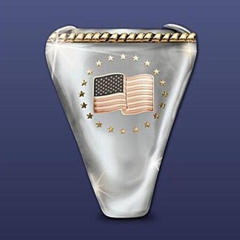 Anello dell'aquila americana Vintage