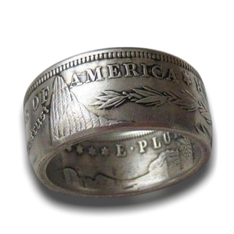 Anello da uomo vintage americano