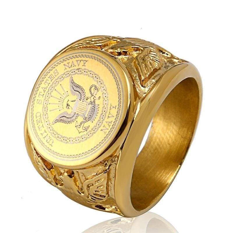Anello americano della Marina degli Stati Uniti USA Vintage