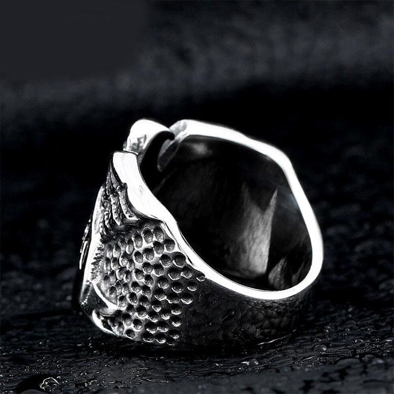 Anello da motociclista americano vintage