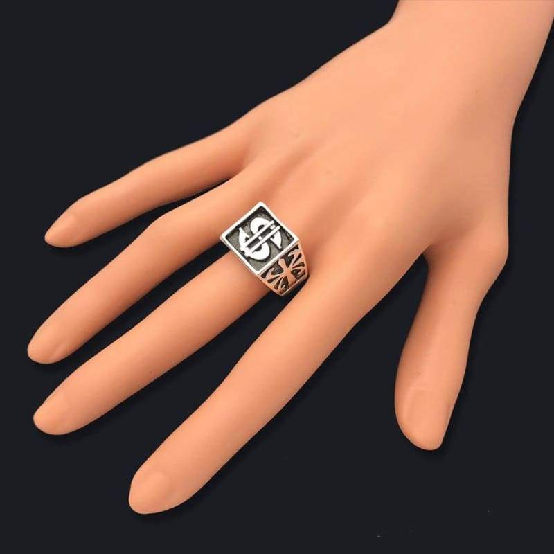 Anello dollaro d'argento Vintage