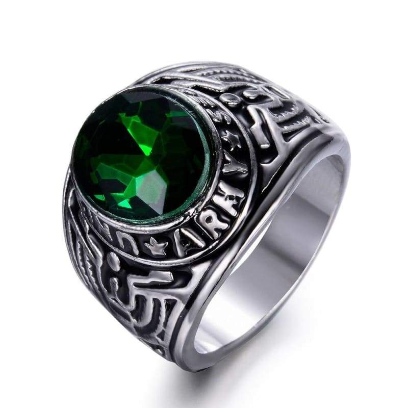 Anello vintage dell'esercito americano