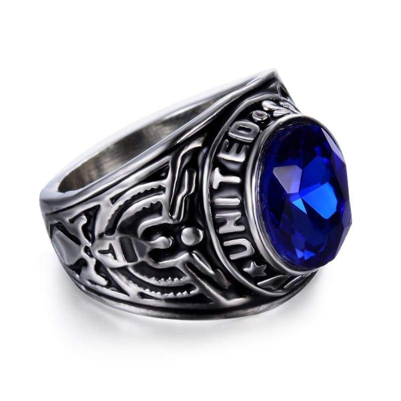 Anello vintage dell'esercito americano