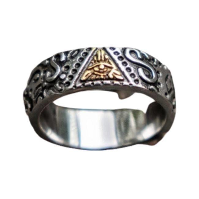 Anello massonico discreto vintage
