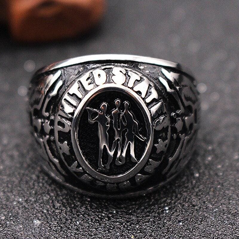 Anello vintage dell'aeronautica americana