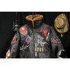 Giacca da aviatore americano in pelle vintage