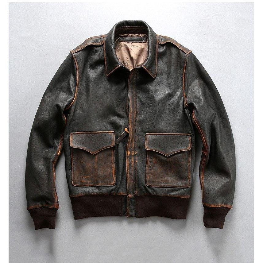 Giacca da pilota da caccia americana vintage