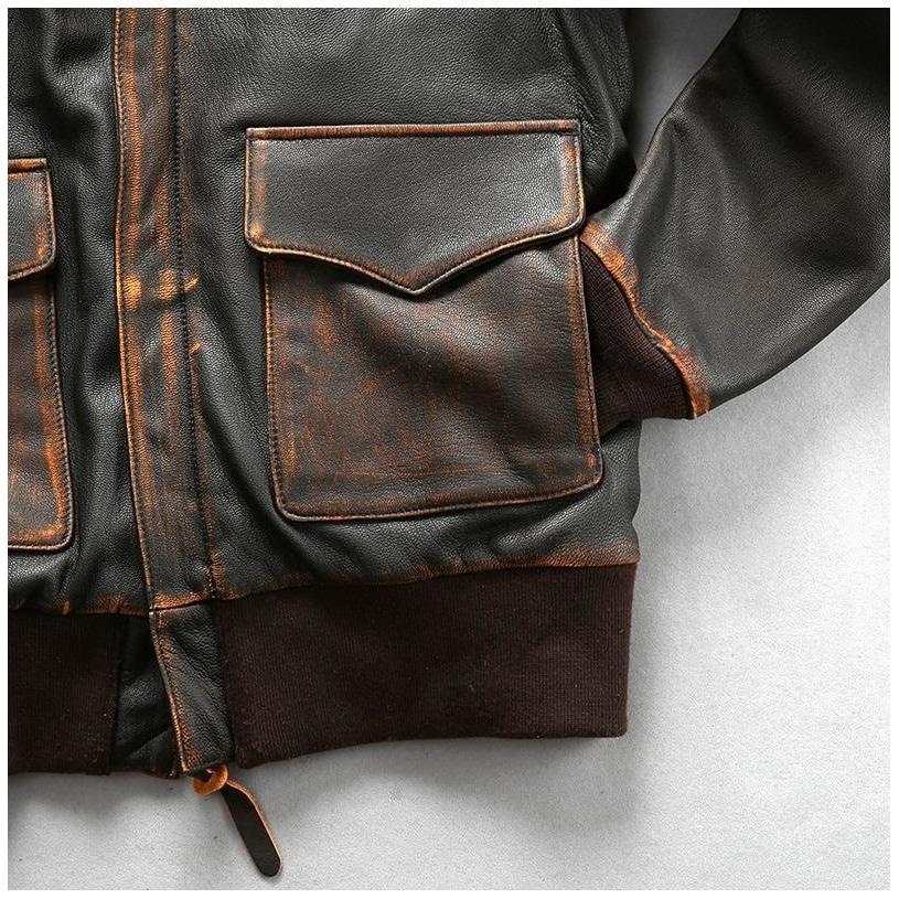 Giacca da pilota da caccia americana vintage