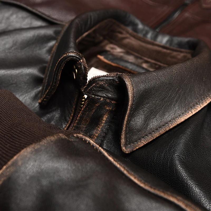 Giacca da pilota da caccia americana vintage