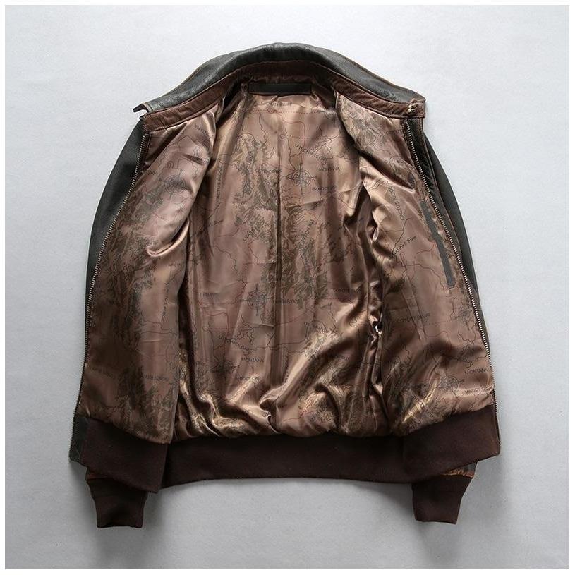 Giacca da pilota da caccia americana vintage