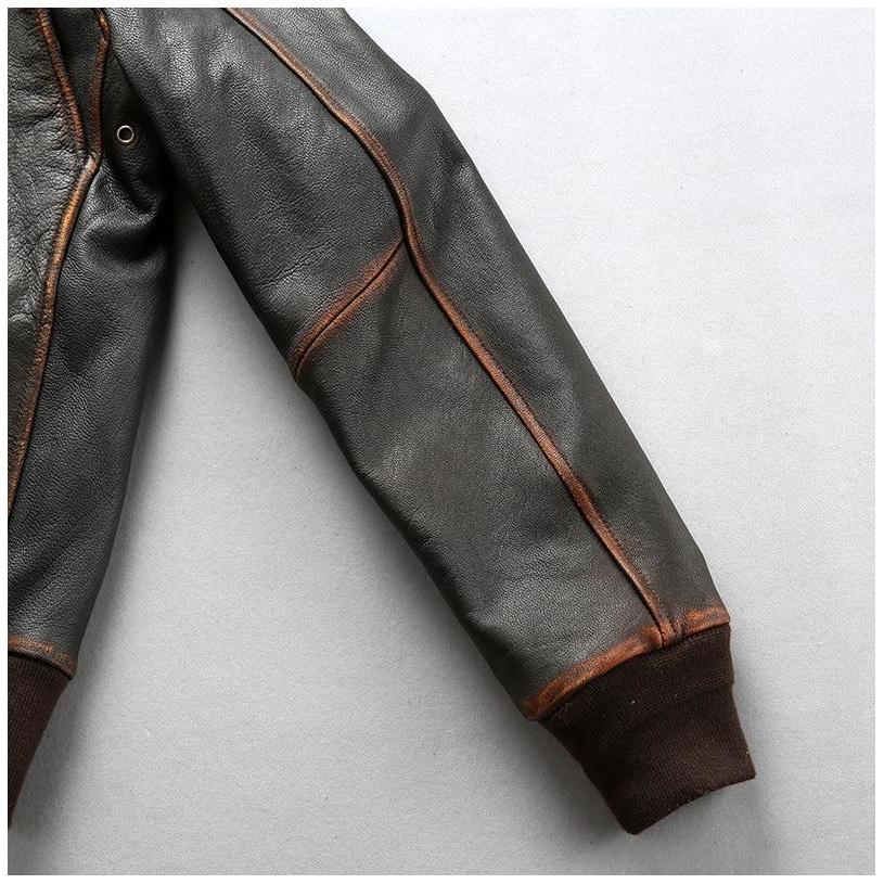 Giacca da pilota da caccia americana vintage