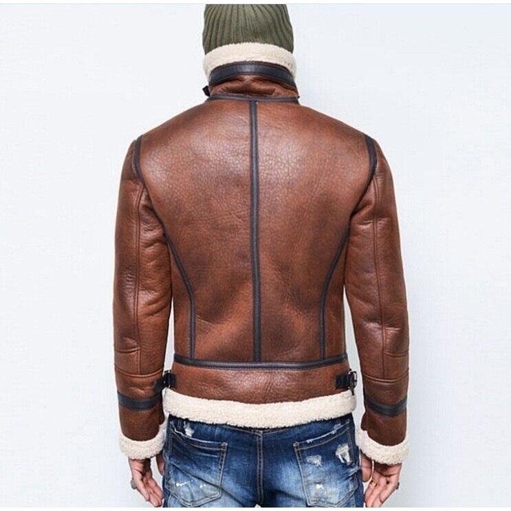 Giacca vintage in pelle Teddy americana