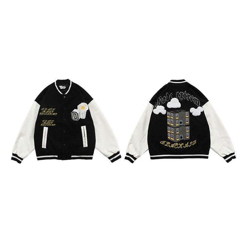 Giacca Teddy vintage da football americano