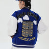 Giacca Teddy vintage da football americano